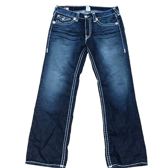 Vintage True Religion Jeans Size 38 RICKY SUPER T Blue - Picture 8 of 8